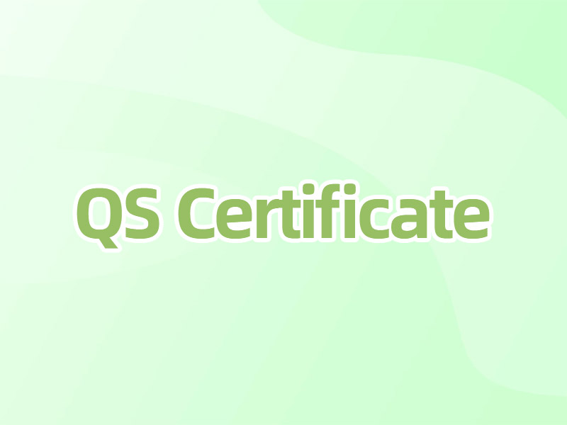 QS Certificate